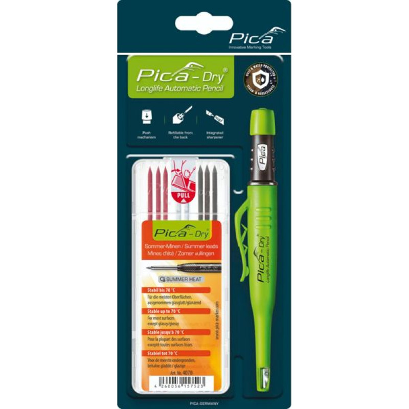 Pica-Marker Pica DRY Bundle with 1x Marker + 1x Refills No. 4070