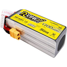 Tattu R-Line 22.2V 1700mAh 6S 95C Lipo Battery with XT60 Plug