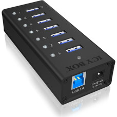 Raidsonic ICY BOX IB-AC618 USB 3.2 Gen 1 (3.1 Gen 1) Type-B 5000 Mbit/s Melns