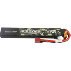 Gens Ace 25C 1200mAh 2S1P 7.4V Airsoft Gun Lipo Battery with T Plug