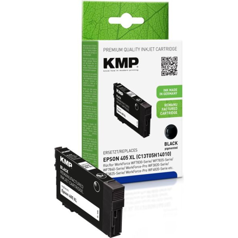 KMP ink cartridge black comp. with Epson C13T05H14010