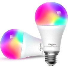 Meross Smart Light Bulb|MEROSS|Power consumption 9 Watts|200-240V|Beam angle 180 degrees|MSL120DAHK-EU