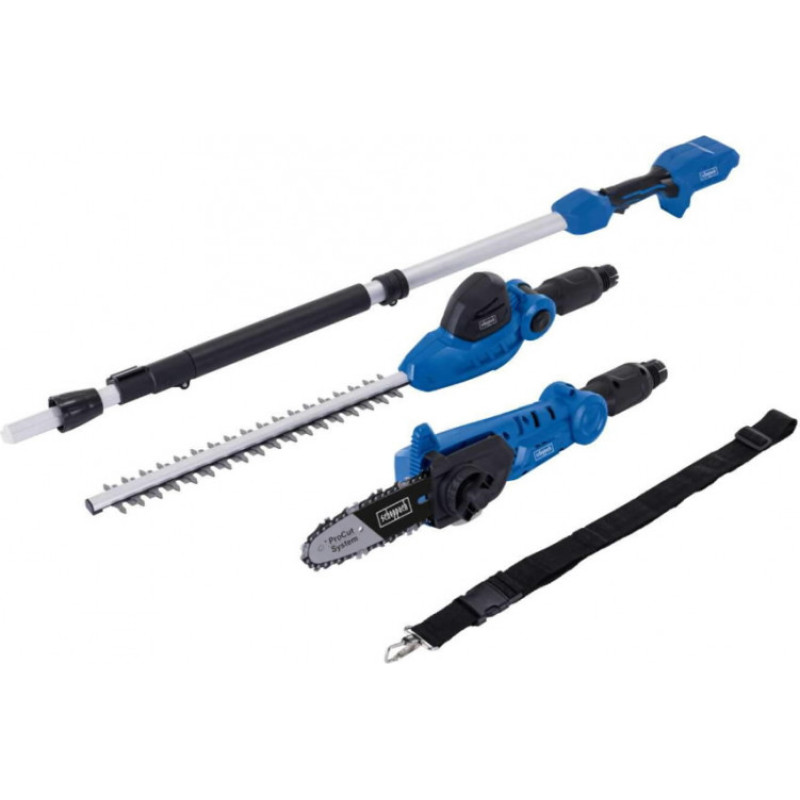 Scheppach 2in1 ZARU ZĀĢIS/DZĪVŽOGA ŠĶĒRES C-PHTS410-X, Karkass, Scheppach
