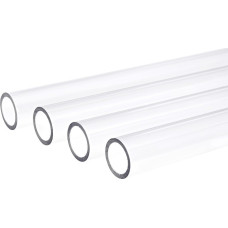 Alphacool ice pipe HardTube PETG pipe, 60cm 13/10mm, clear, 4-pack - 18513