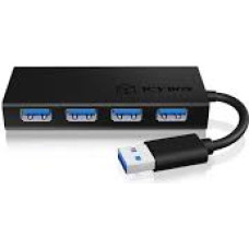 Icy Box IB-AC6104 USB 3.0 Hub black