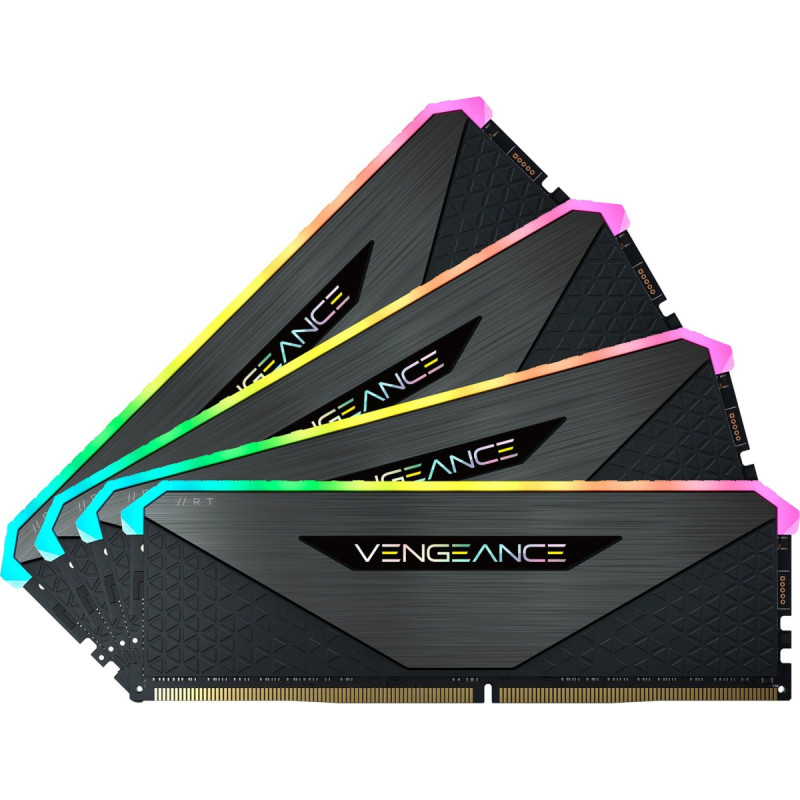 Corsair DDR4 - 32GB - 3600 - CL - 18 VengeanceRGBRT Quad Kit black