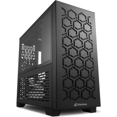 Sharkoon MS-Y1000, gaming tower case (black, tempered glass side panel)