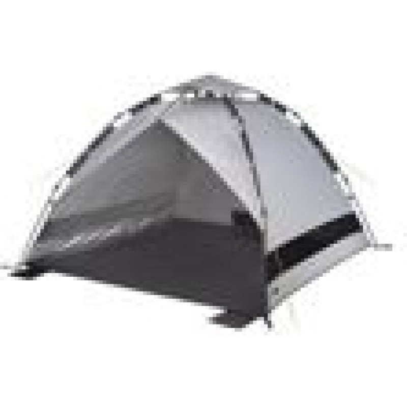 High Peak beach shelter Calida 80, tent (silver/grey, umbrella system, model 2022)
