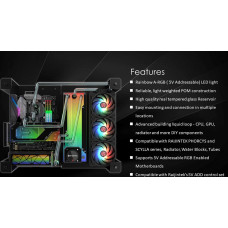 Raijintek ANTILA PURE R100B, pump (black/transparent, reservoir/pump combo)