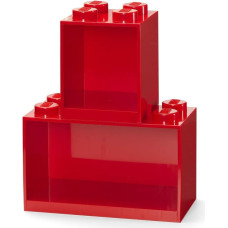 Room Copenhagen LEGO Regal Brick Shelf 8+4, Set 41171730 (red, 2 shelves)