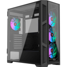 Raijintek PONOS ULTRA TG4, tower case (black, front and side panels made of tempered glass)