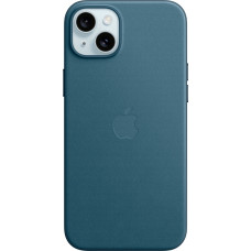 Apple fine fabric case with MagSafe, mobile phone case (blue, iPhone 15 Plus)