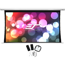 Elitescreens Saker Tab Tension, motorized screen (white, 100, 16:9, MaxWhite FG)