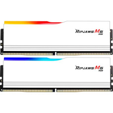 G.skill DDR5 - 32GB - 6000 - CL - 36 (2x 16 GB) Dual-Kit (white, F5-6000J3648D16GX2-RM5RW, Ripjaws M5 RGB, INTEL XMP)