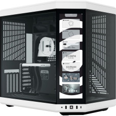 Hyte Y70 Touch Infinite , Tower case (black, Tempered Glass x 2)