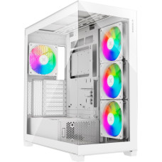 Xilence XILENT Gleam, tower case (white, tempered glass)