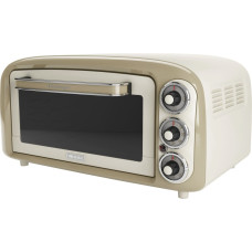 Ariete Mini Oven Vintage Beige (white/beige, 1,380 watts)