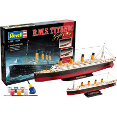 Revell gift set RMS Titanic, model vehicle (two models, scale: 1:700 and 1:1200)