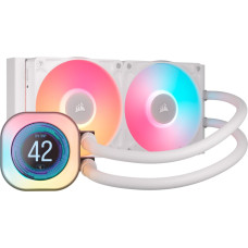 Corsair iCUE LINK TITAN 240 RX LCD RGB, water cooling (white)