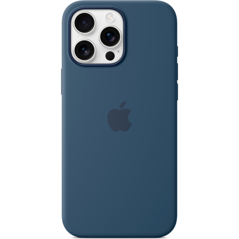 Apple Silicone Case with MagSafe (dark blue, iPhone 16 Pro Max)