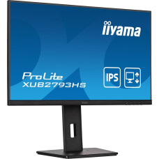 Iiyama ProLite XUB2793HS-B7, LED monitor - 27 - black (matt), FullHD, IPS, ergonomic stand, 100Hz panel