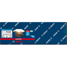 Bosch Expert M480 mesh structure sanding sheet 115 x 230mm, K220 (50 pieces, for orbital sanders)