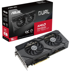 Asus Radeon RX 7800 XT DUAL OC, graphics card (black, RDNA 3, GDDR6, 3x DisplayPort, 1x HDMI 2.1)