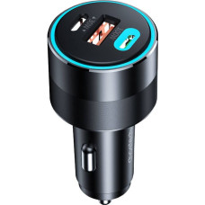 Choetech TC0011 car charger 130W 2x USB C 1x USB A (black)