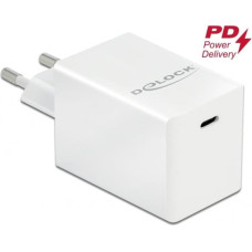 Delock USB charger 1x USB-C PD 3.0 compact, 60 Watt (white)