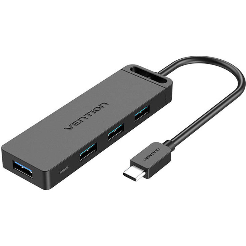 Vention Hub 5in1 with 4 Ports USB 3.0 and USB-C cable Vention TGKBF 1m