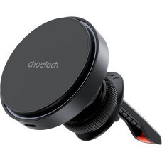 Choetech Magnetic car holder witch charger Choetech T205-F, 15W (black)