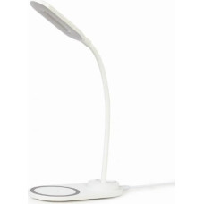 Gembird MOBILE CHARGER WRL DESK LAMP/WHT TA-WPC10-LED-01-W GEMBIRD