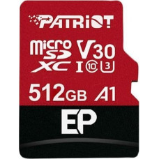 Patriot Tab Patriot EP Series MicroSDXC 512 GB Class 10 UHS-I/U3 A1 V30 (PEF512GEP31MCX)