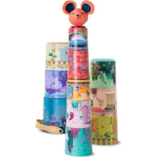 Miniland Cup pyramid - magic castle 11 pieces