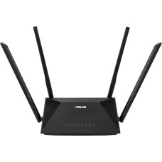 Asus RT-AX53U bezvadu rūteris Tīkls Gigabit Ethernet Divkār&scaron;ā frekvenču josla (2.4 GHz / 5 GHz) Melns
