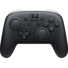 Nintendo Switch 2 Pro Controller Melns Bluetooth sistēma Spēļu paliktnis Analogā / digitālā Nintendo Switch 2
