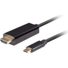 Lanberg USB cable Lanberg USB-C - HDMI 3 m Black (CA-CMHD-10CU-0030-BK)
