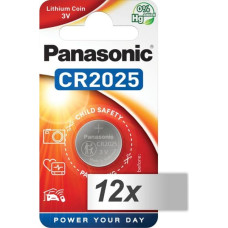 Panasonic 12x1 Panasonic CR 2025 Lithium Power VPE Inner Box