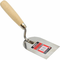 Awtools AW STAINLESS STEEL PLASTERING MARGIN TROWEL 60mm/ WOODEN HANDLE