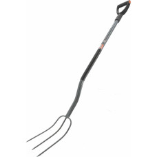 Awtools AW 3-TINE STEEL BORDER FORK 19x32cm/ D-HANDLE