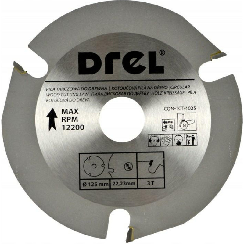 Dremel DREL TARCZA DO CIĘCIA DREWNA 125mm*22*3z