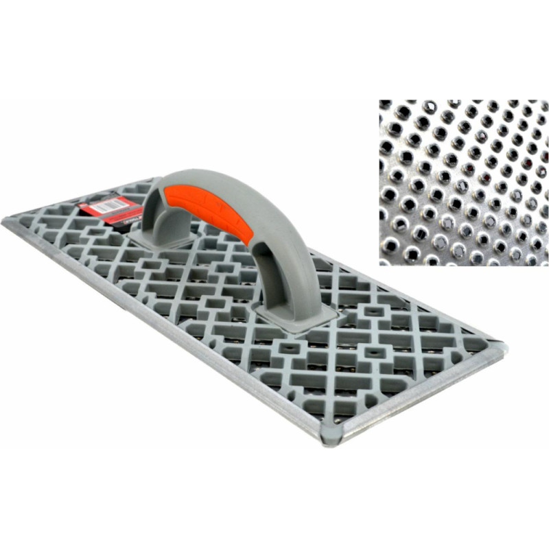 Awtools AW GALVANIZED STEEL SHEET RASPING FLOAT 270mm/ RIBBED PVC BODY & 2C HANDLE