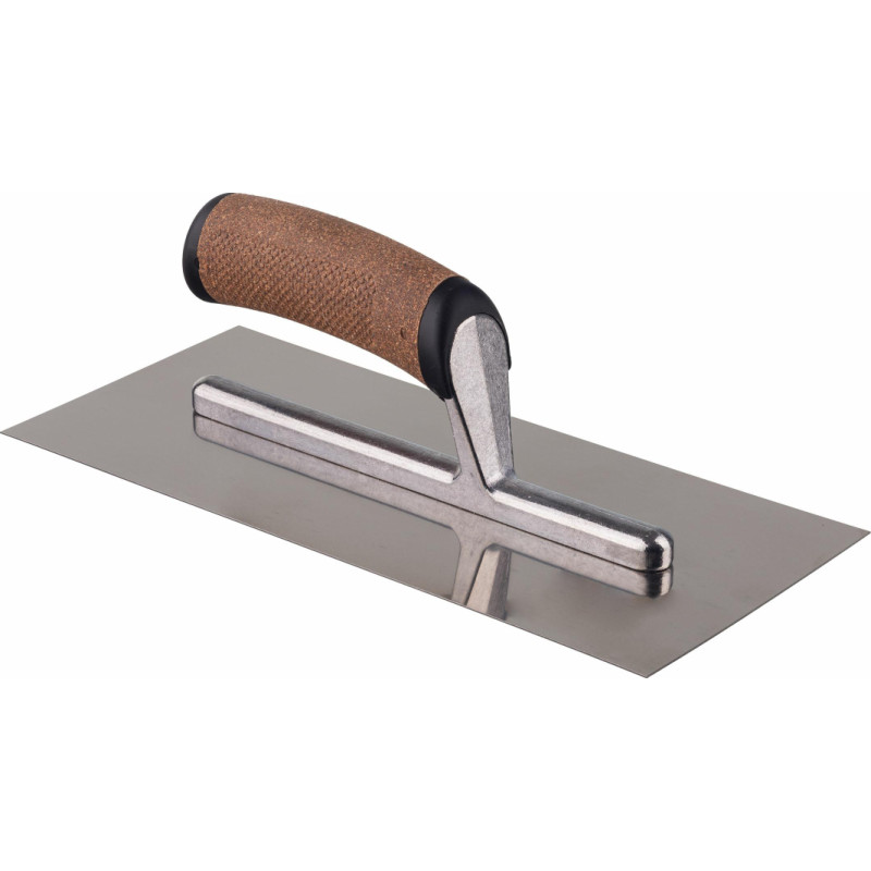 Awtools AW STAINLESS STEEL TROWEL 280mm/ CORK HANDLE & ALU SHANK