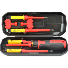 Awtools AW VDE INTERCHANGEABLE SCREWDRIVER SET 1000V 8pcs