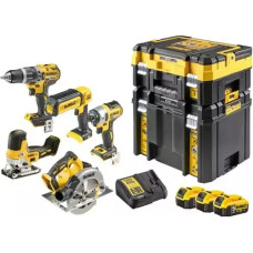 Dewalt ZESTAW COMBO 18V DCK500P3T (DCD796 + DCF887 + DCS570 + DCS335 + DCL050) 3x5,0Ah 2x TSTAK