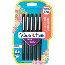 Paper Mate 1x5 Paper Mate Flair Felt Tip Pen  M 0,7 mm black