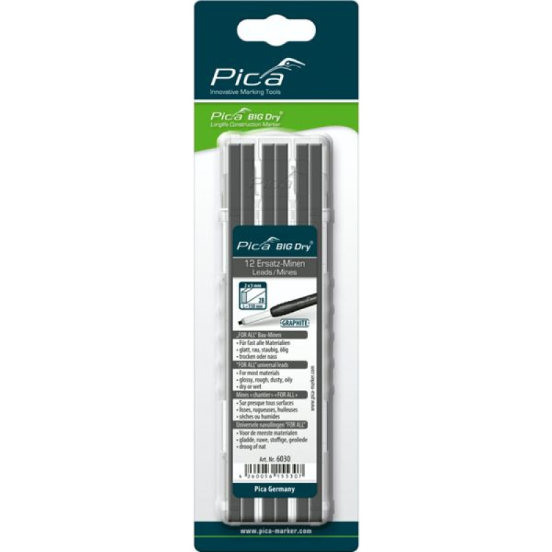 Pica-Marker Pica BIG DRY Refills FOR ALL graphite - SB