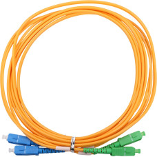 Extralink SC/APC-SC/UPC | Patchcord | Single mode, Duplex, G652D, 3mm, 3m