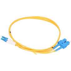 Extralink LC/UPC-SC/UPC | Patchcord | Single Mode, Duplex, G652D, 3mm, 15m