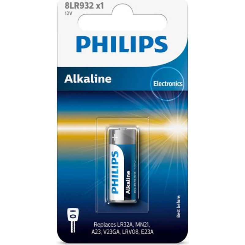 Philips Alkaline 8LR932 Spezialbatterie 12V 50mAh